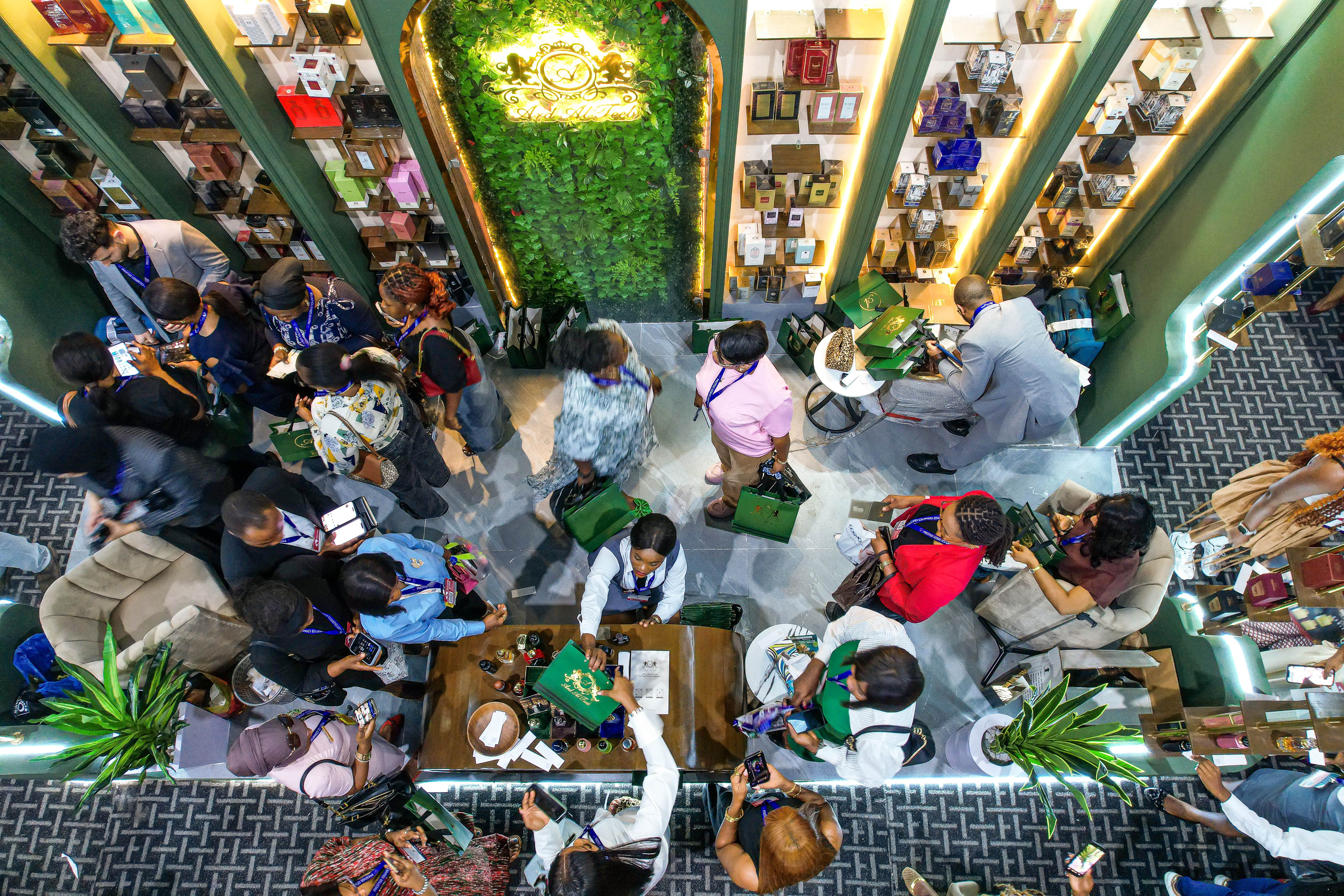 Beauty exhibition show floor